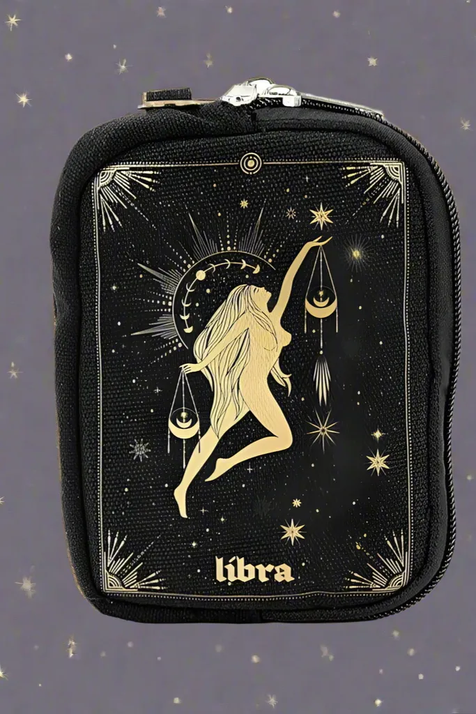 Zodiac Sign Wristlet Purse